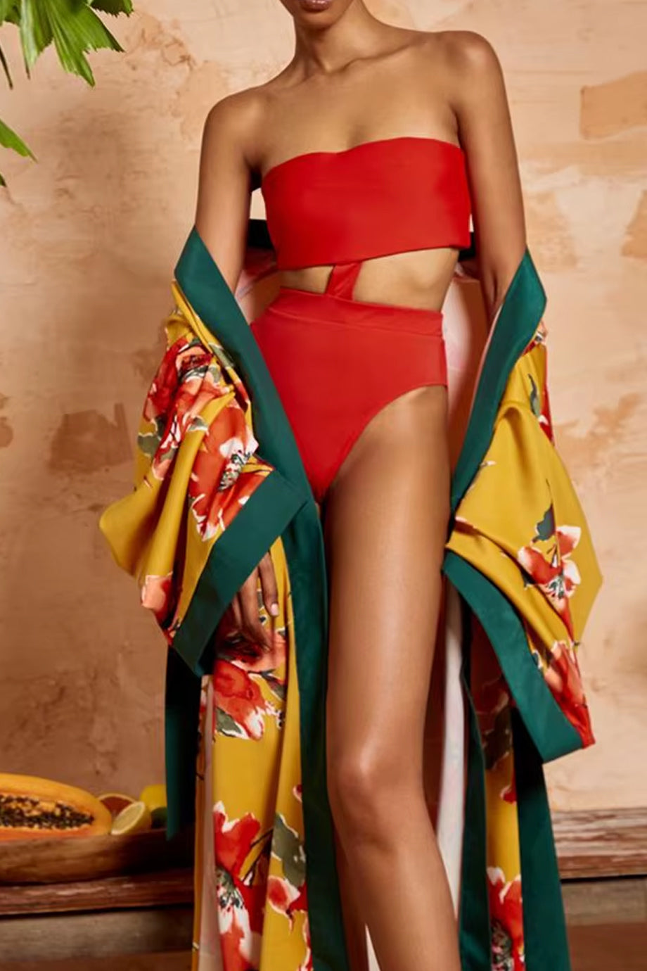 Soleil Botanique Εμπριμέ Κιμονό | Γυναικεία Ρούχα - Beachwear - Loungewear | Soleil Botanique Multicolor Print Kimono