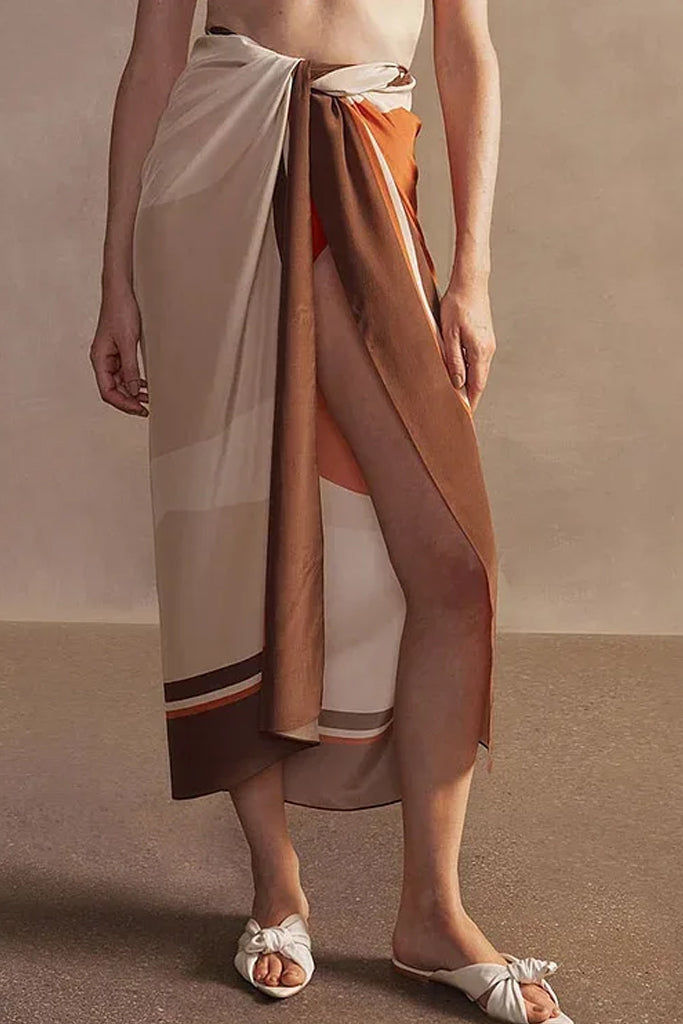 Luciano Ολόσωμο Μαγιό Διπλής Όψης και Παρεό | Γυναικεία Μαγιό - Ολόσωμα - Swimwear | Luciano Double Sided Swimsuit and Pareo