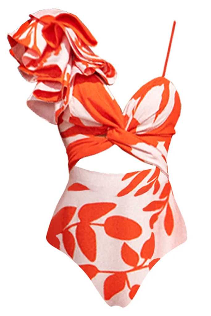 Radiant Πολύχρωμο Ολόσωμο Μαγιό και Φούστα Παρεό | Γυναικεία Μαγιό Παρεό - Ολόσωμα - Swimwear | Radiant Multicolor One Piece Swimsuit with Pareo Skirt