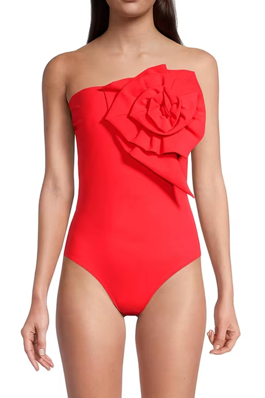 Riviera Rose Ολόσωμο Μαγιό και Παρεό Σετ | Γυναικεία Μαγιό Παρεό - Ολόσωμα - Swimwear | Riviera Rose One Piece Swimsuit and Pareo Set