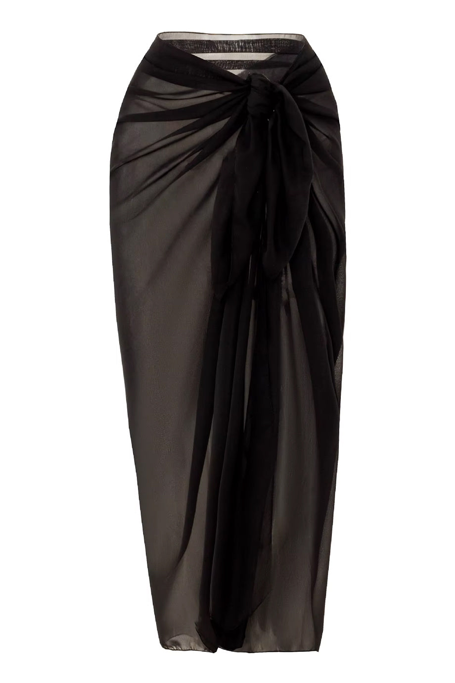 Black Drift Μαύρο Διαφανές Παρεό | Μαγιό - Παρεό Pareo | Black Drift Pareo Set