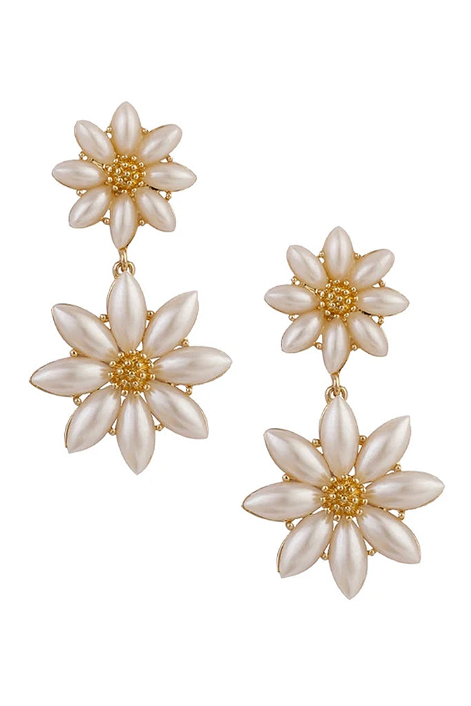 Boucles d'oreilles Bloomie avec marguerites