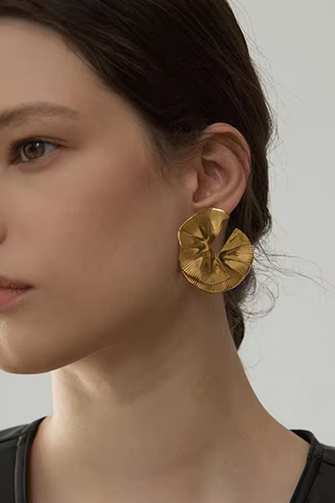 Iris Χρυσά Σκουλαρίκια | Σκουλαρίκια Earrings| Iris Gold Earrings