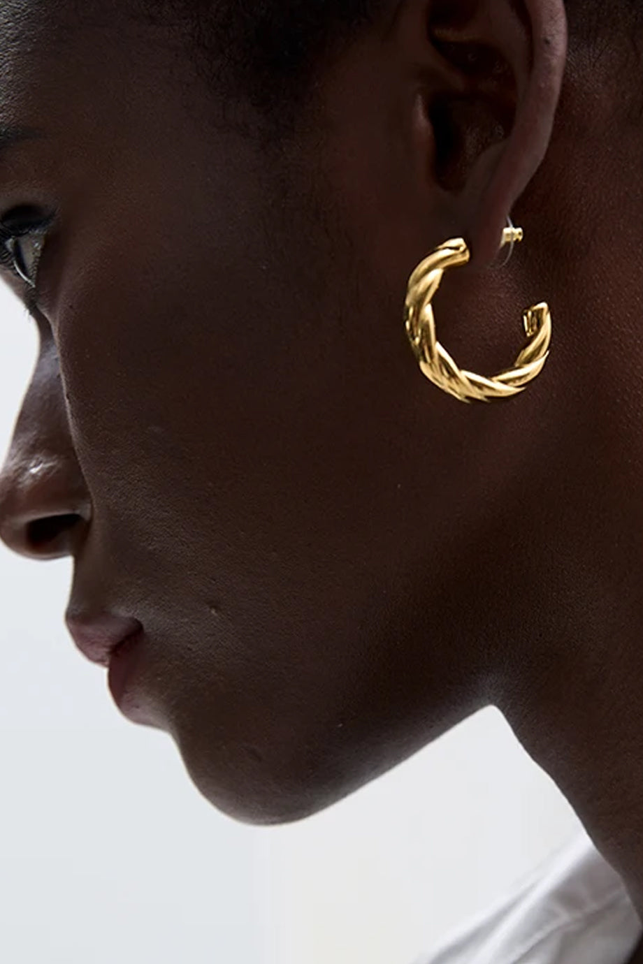 Lunelle Gold Hoop Earrings