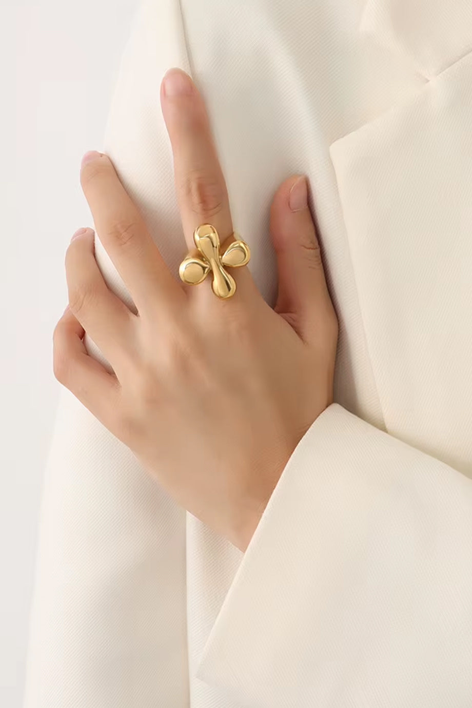 Lustrous Star Χρυσό Δαχτυλίδι | Κοσμήματα - Δαχτυλίδια - Rings | Lustrous Star Gold Ring