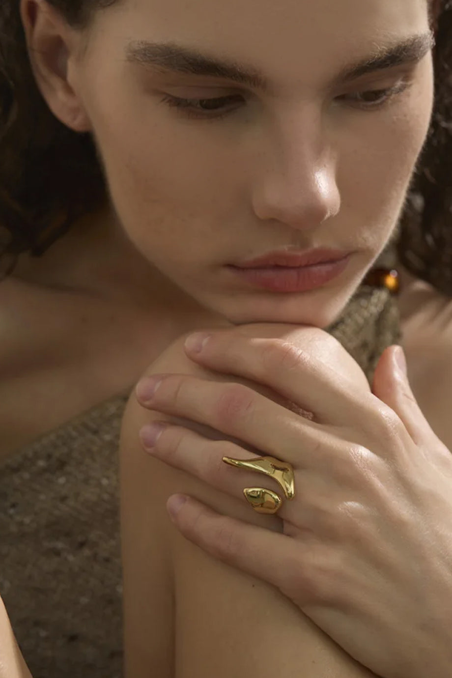 Lunave Δαχτυλίδι με Γλυπτό Σχέδιο | Κοσμήματα - Δαχτυλίδια - Jewelry Rings | Lunave Sculptural Ring