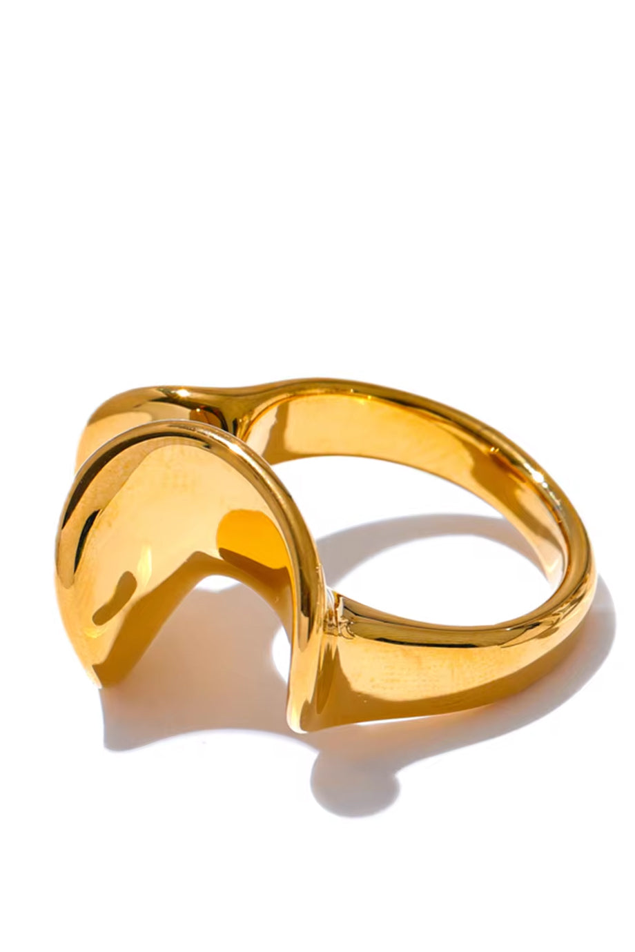 Arcelle Χρυσό Δαχτυλίδι | Κοσμήματα - Δαχτυλίδια - Jewelry Rings | Arcelle Golden Sculptural Ring