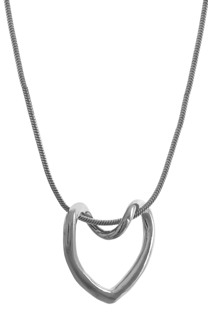 Pendentif coeur copieux