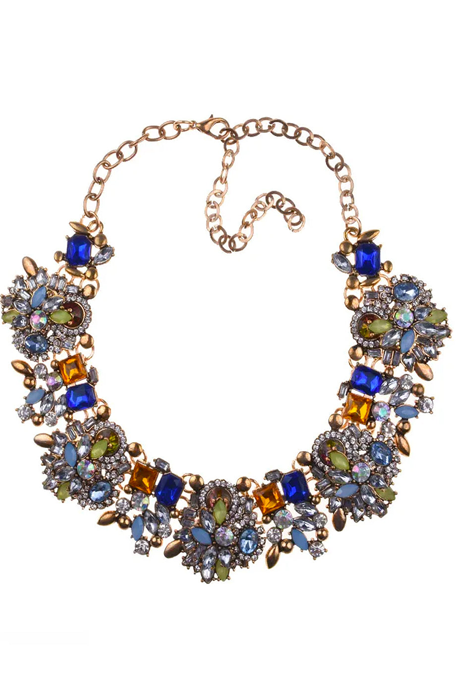 Farah Necklace with Crystals