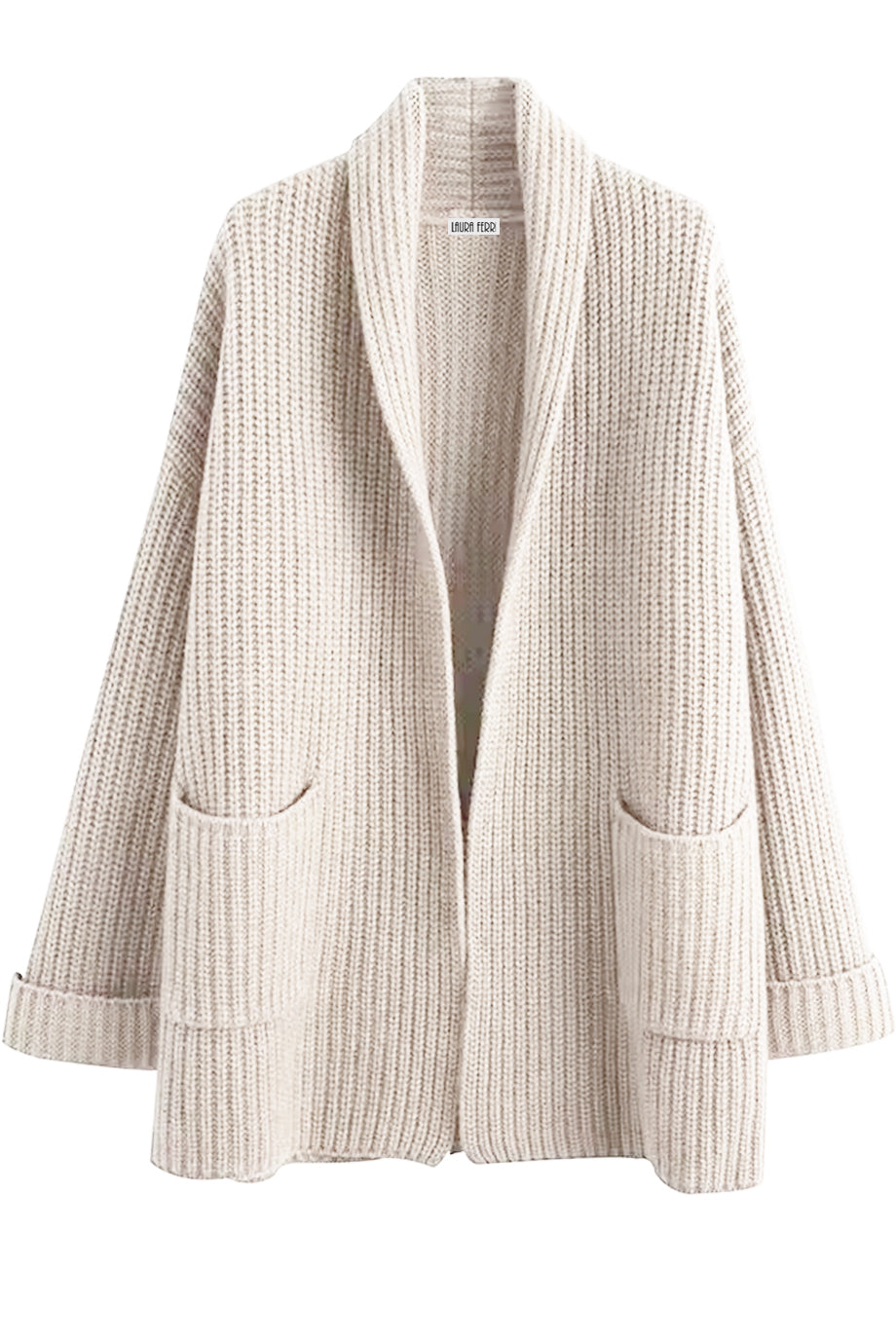 Lunisse Ζακέτα με Φαρδιά Πλέξη | Ζακέτες Πλεκτά Knitwear Cardigans | Lunisse Wide-Knit Cardigan