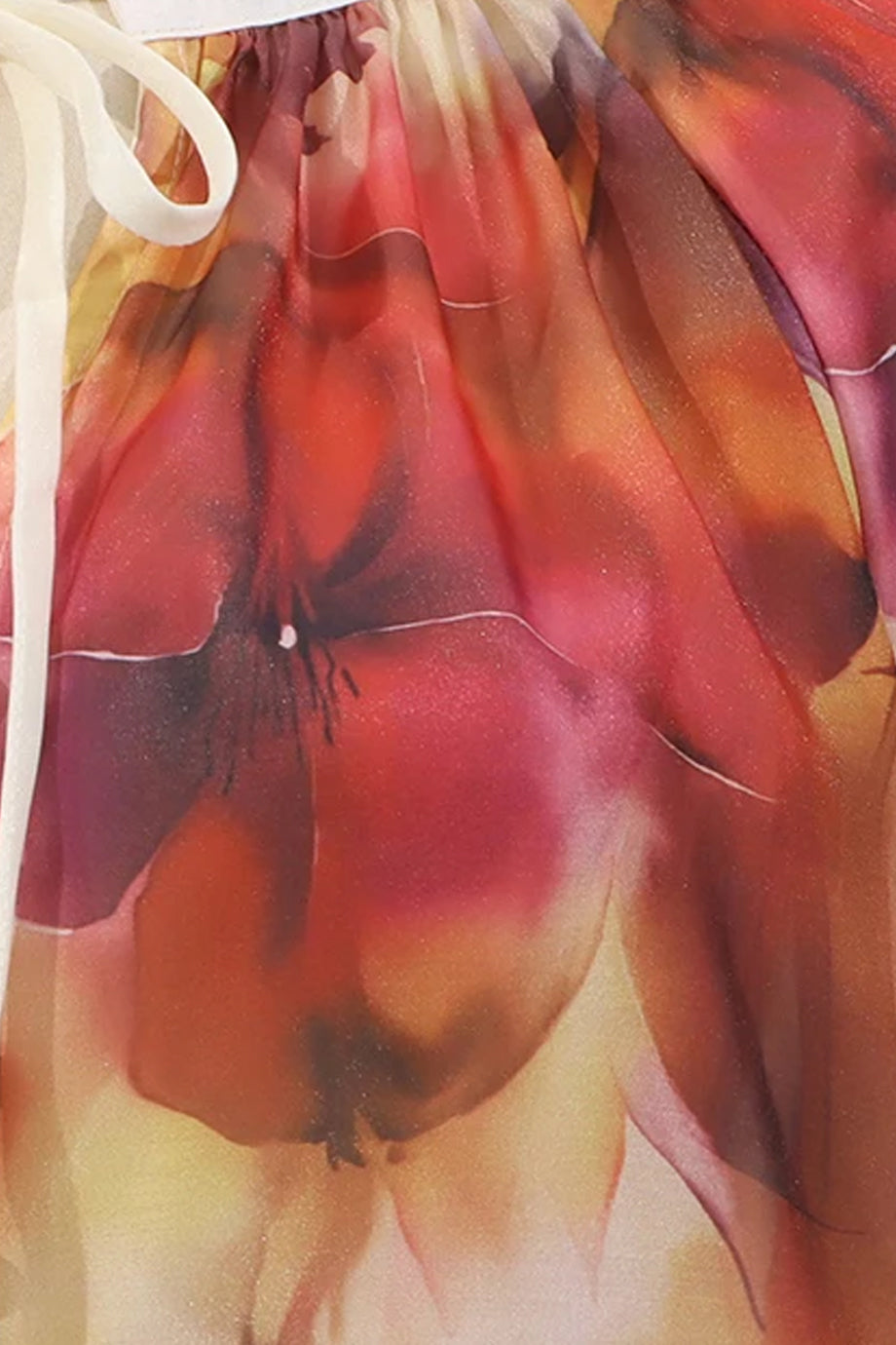 Solange Φλοράλ Σετ με Τοπ και Φούστα | Σετ Ρούχων - Clothing Sets | Solange Set with Top and Satin Skirt