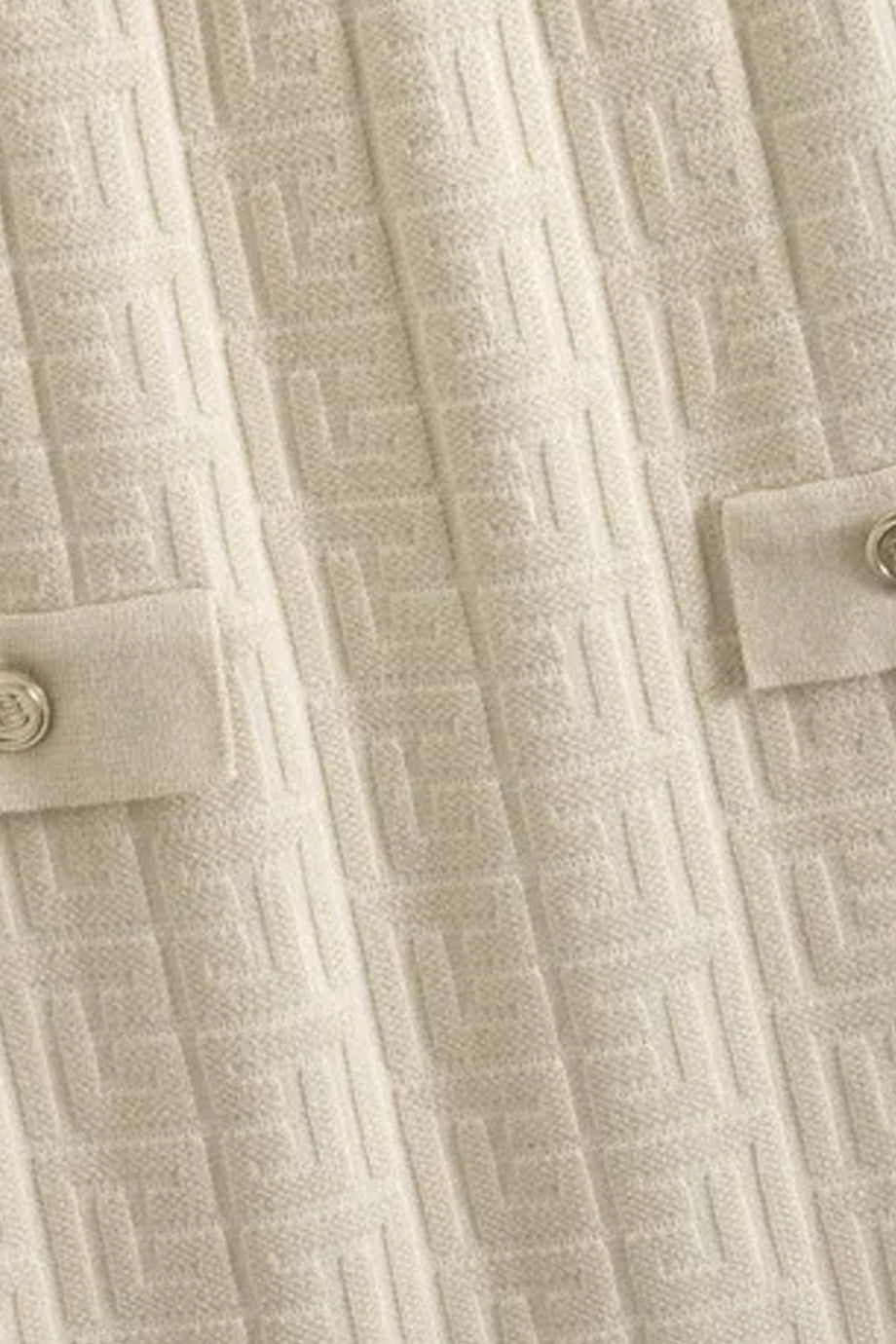 Ismerie Knitted Set with Cardigan and Skirt