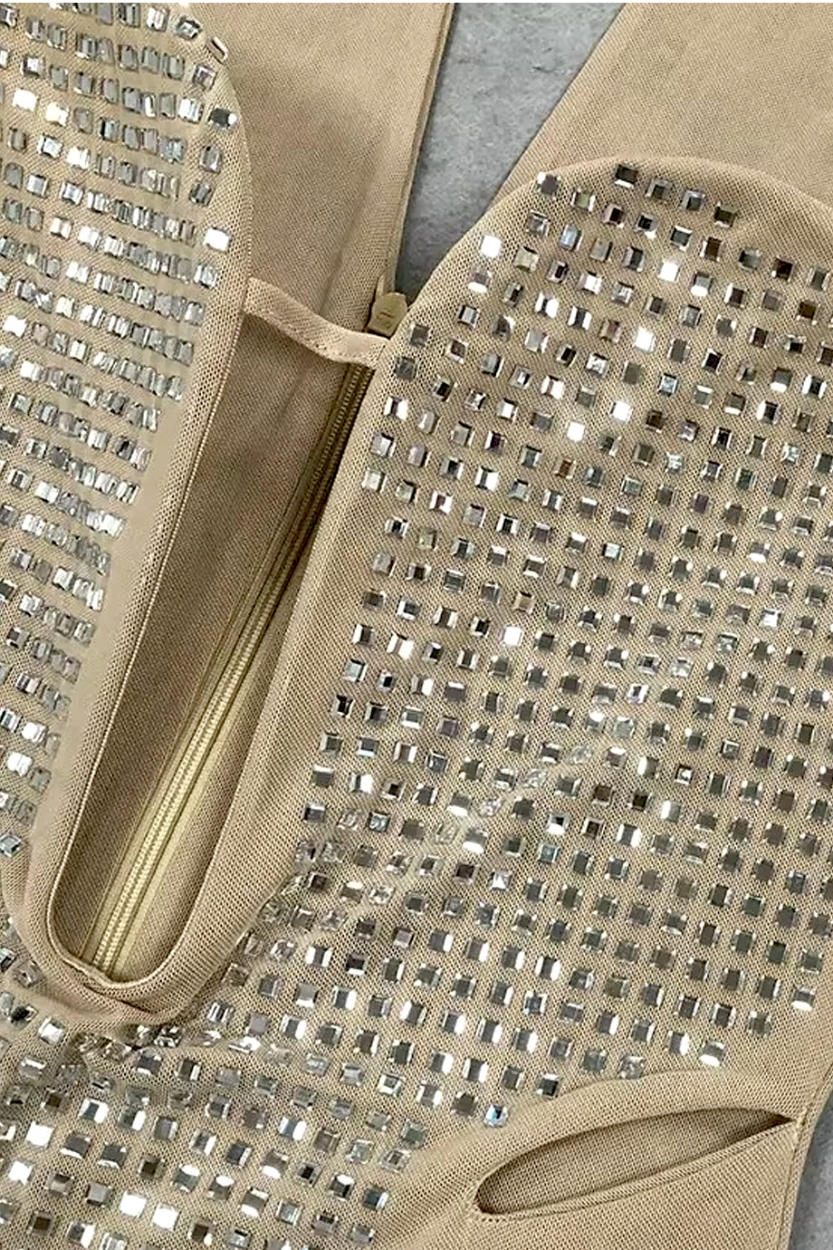 Crystal Glow Στράπλες Φόρεμα με Κρύσταλλα | Γυναικεία Ρούχα - Φορέματα - Βραδινά | Crystal Glow Strapless Dress with Crystals