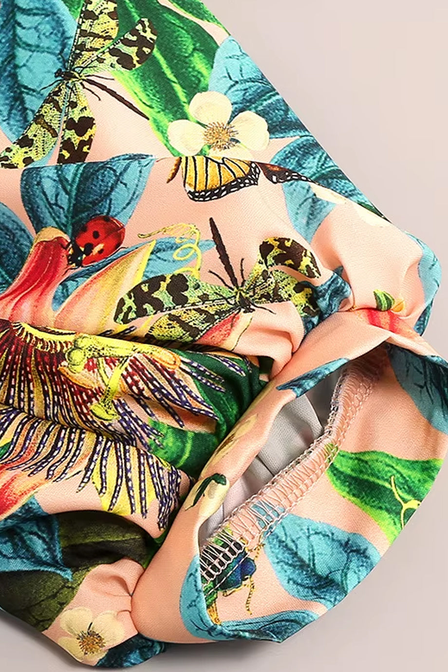 Tropic Bloom Μίνι Φόρεμα με Ανοίγματα | Φορέματα - Βραδινά - Evening Dresses | Tropic Bloom Mini Dress with Cut-Outs