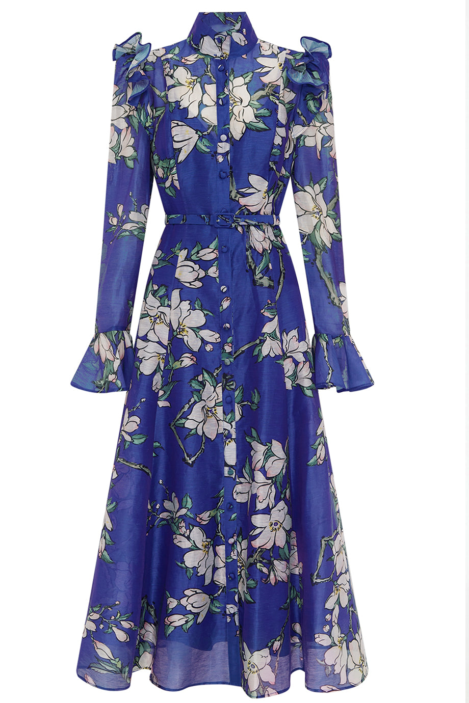 Isaliena Chiffon Φλοράλ Φόρεμα | Φορέματα - Dresses | Isaliena Chiffon Floral Midi Dress