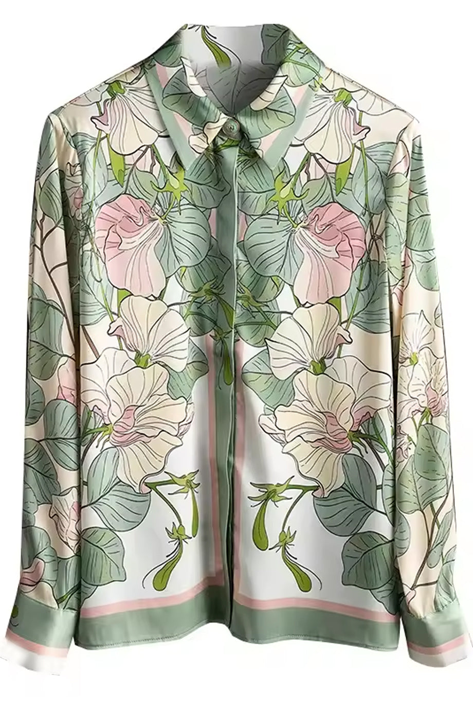 Narelia Εμπριμέ Φλοράλ Πουκάμισο | Γυναικεία Ρούχα - Πουκάμισα Τοπ | Narelia Floral Print Shirt