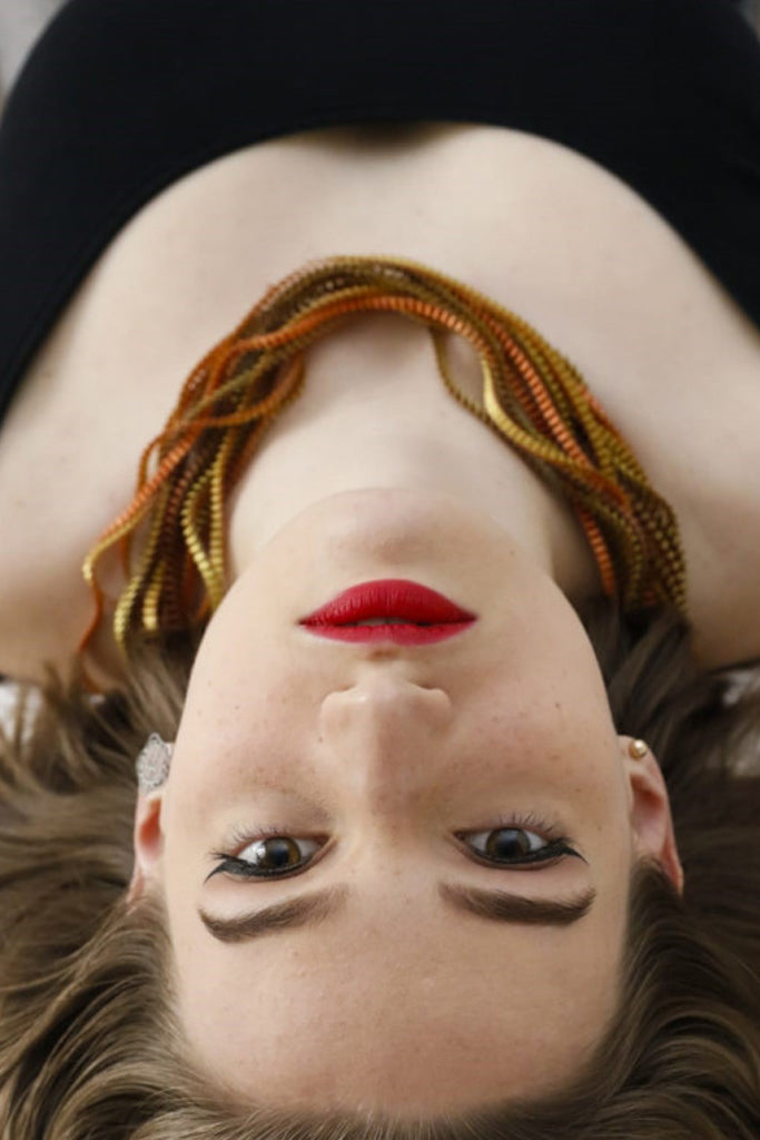 Collier en tissu coloré Essilp