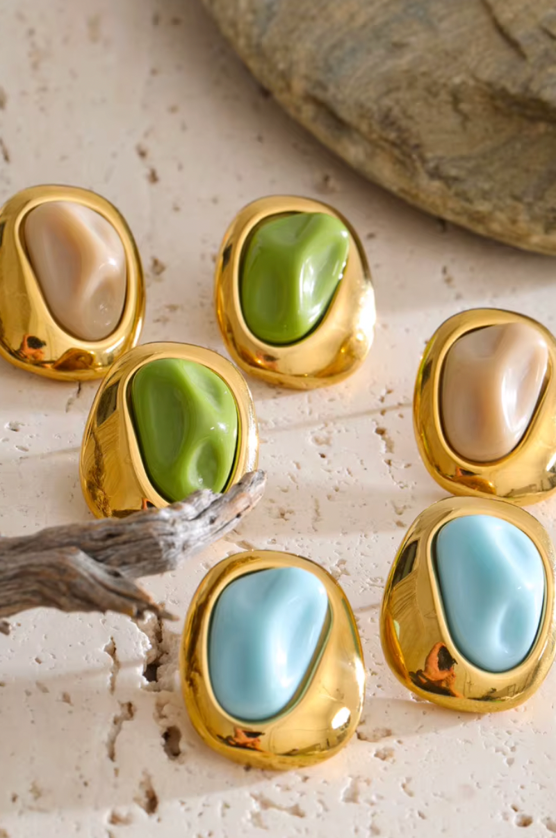Aegira Gold Earrings