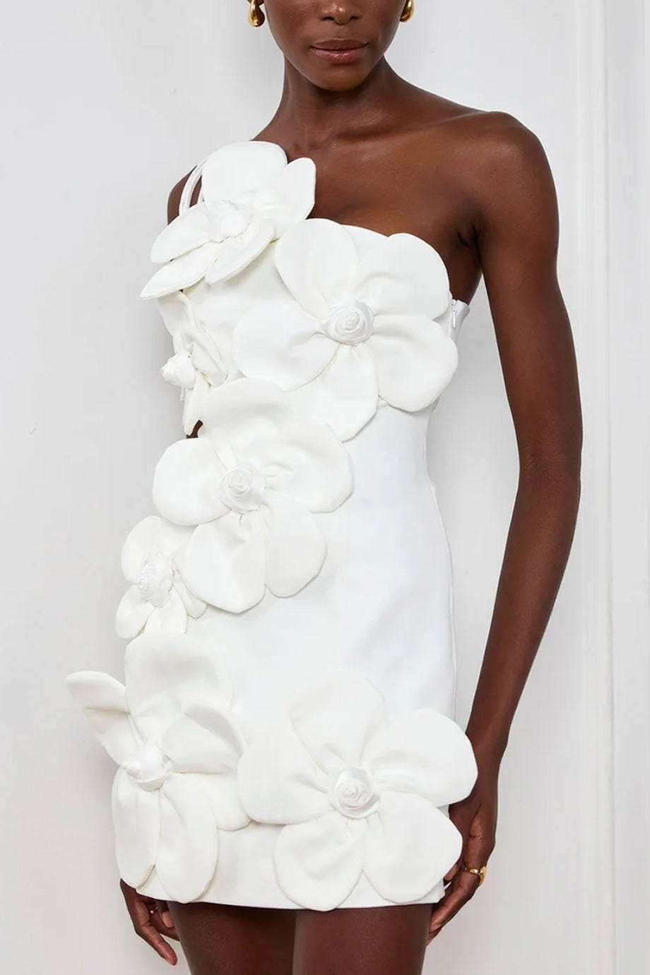 Cristal de Jardin Mini Dress with Flowers