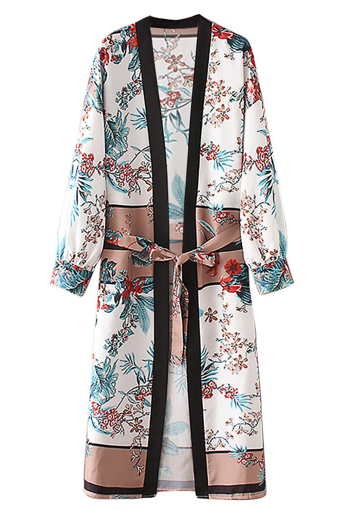Mariel Πολύχρωμο Εμπριμέ Κιμονό | Γυναικεία Ρούχα - Beachwear - Loungewear