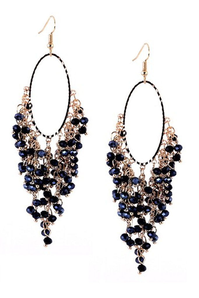 Aurora Σκουλαρίκια με Κρύσταλλα - Andrea Mader | Κοσμήματα - Aurora Black Crystal Earrings