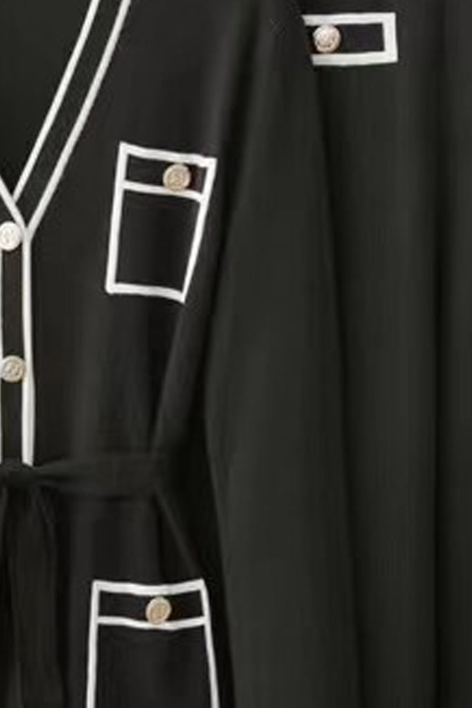 Ensemble veste et pantalon en tricot blanc Gusta