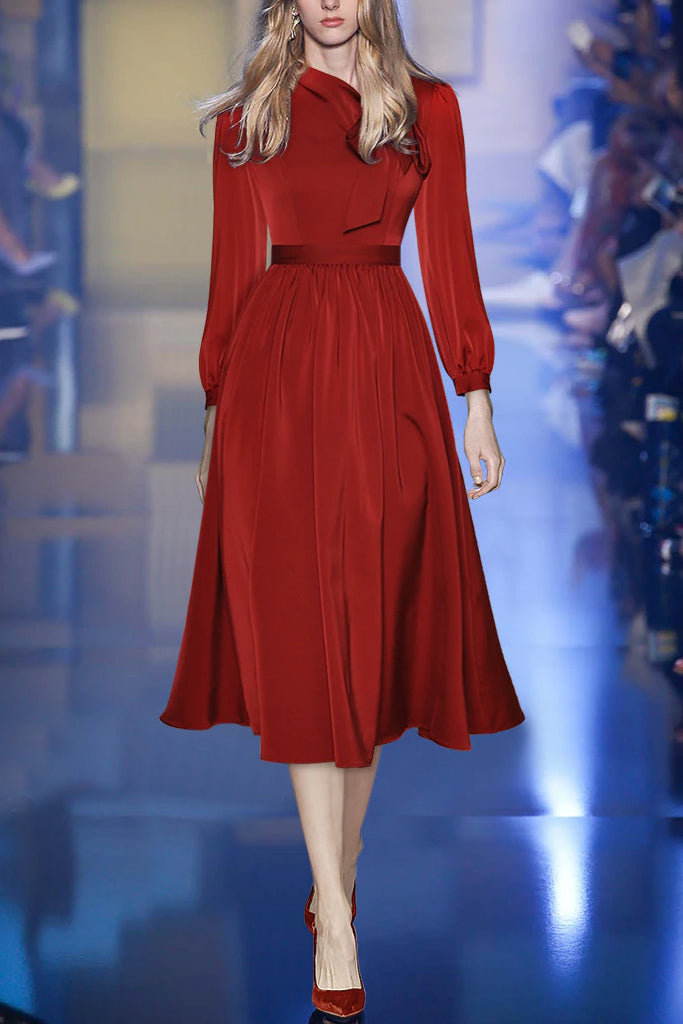 Peruvy Μίντι Φόρεμα με Πιέτες | Γυναικεία Ρούχα - Φορέματα