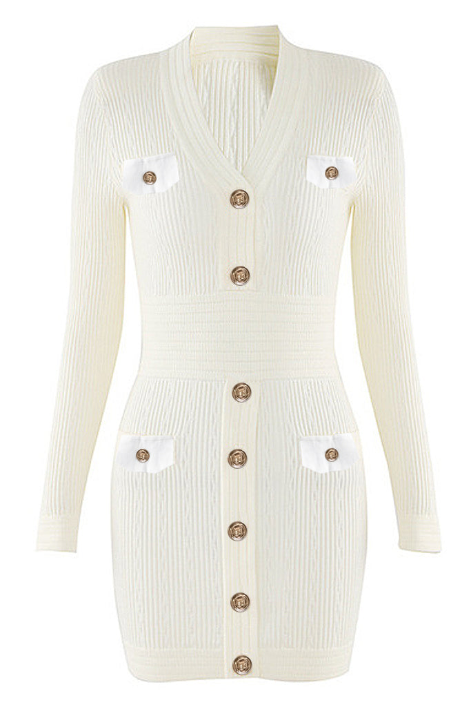 Merlia Knitted Fitted Dress