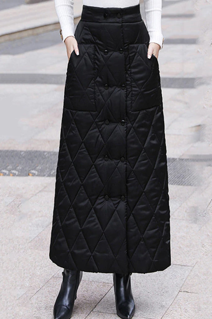 Susan Μαύρη Καπιτονέ Μίντι Φούστα | Γυναικεία Ρούχα - Φούστες