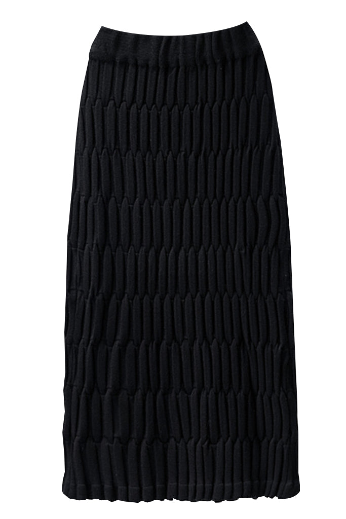 Semaj Μαύρη Πλεκτή Φούστα | Γυναικεία Ρούχα - Φούστες - Πλεκτά