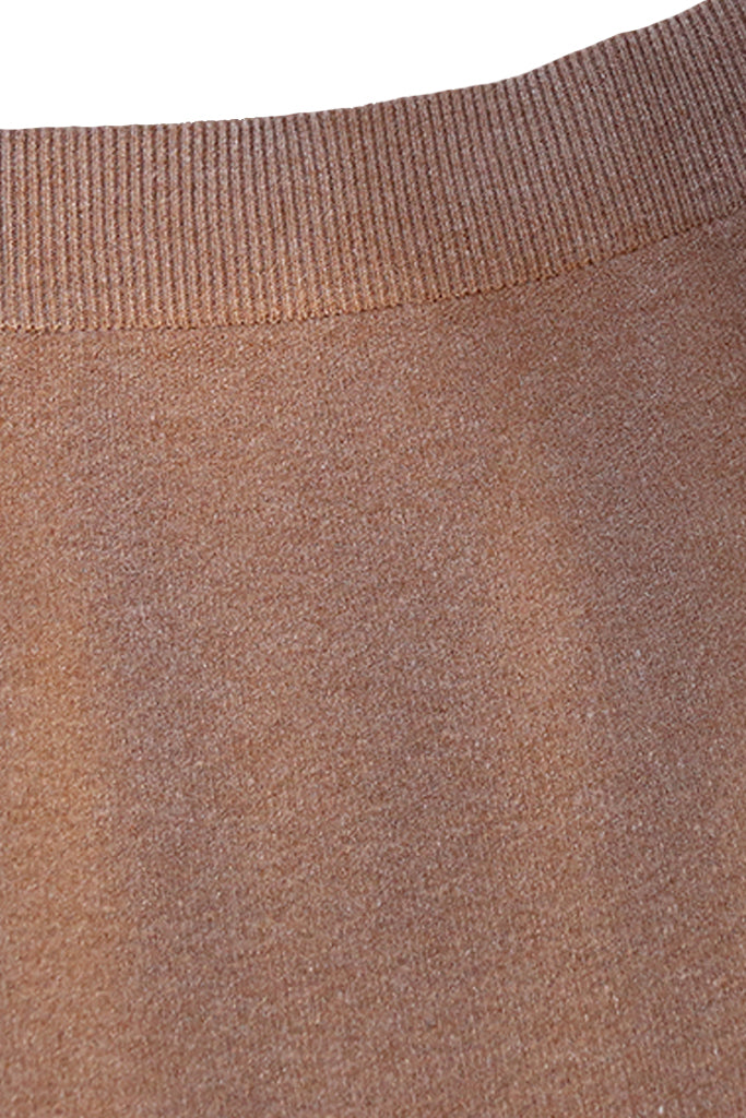 Nimy Μπεζ Πλεκτή Φούστα | Γυναικεία Ρούχα - Φούστες - Πλεκτά