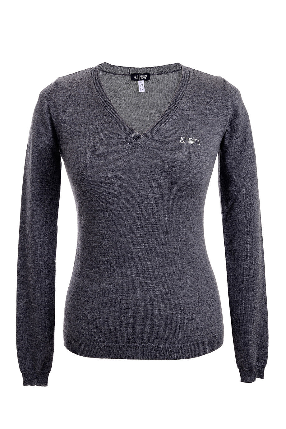 Γκρι Μάλλινο Πουλόβερ | Γυναικεία Ρούχα