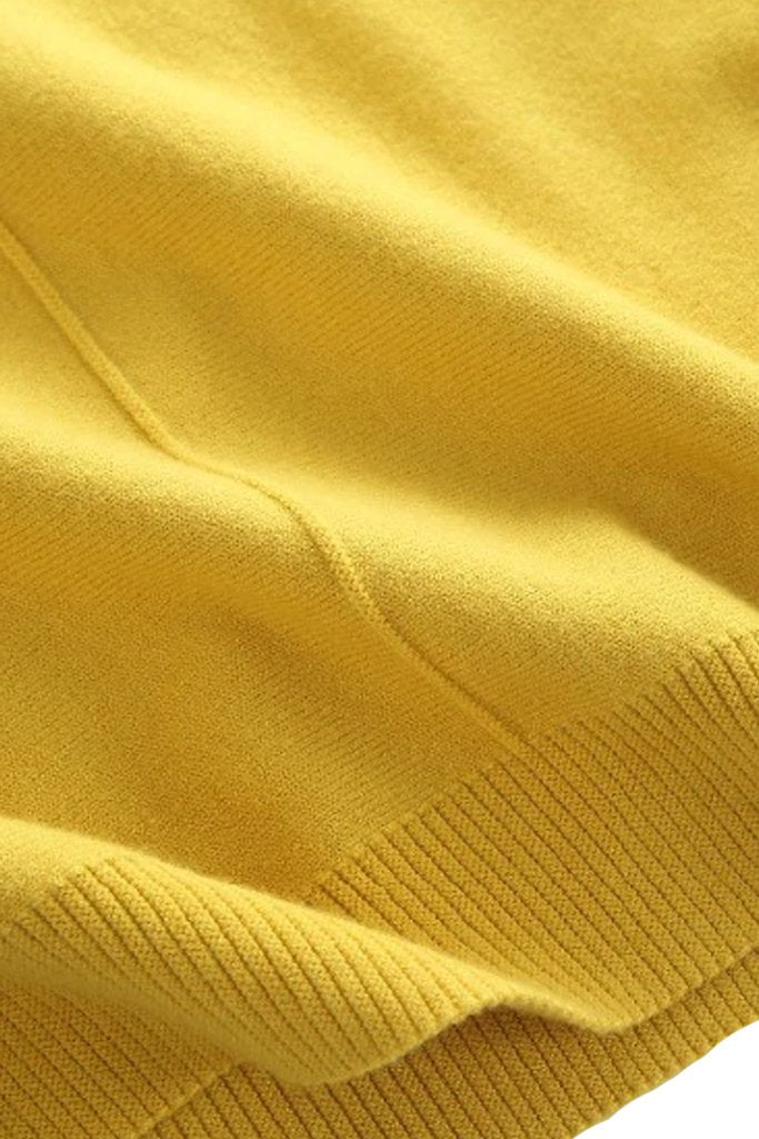 Leritia Κίτρινο Βαμβακερό Τοπ με Μανίκια Πεταλούδα | Γυναικεία Ρούχα Laura Ferri