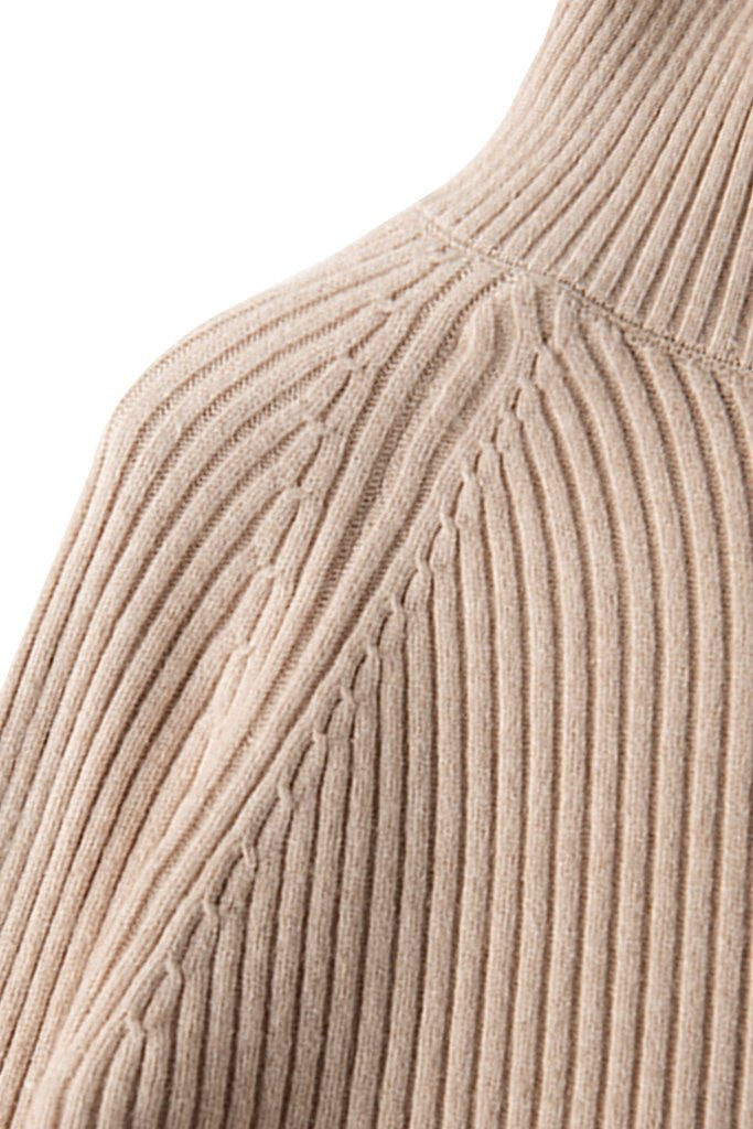 Sybil Ιβουάρ Πουλόβερ με Ζιβάγκο | Γυναικεία Ρούχα - Πουλόβερ