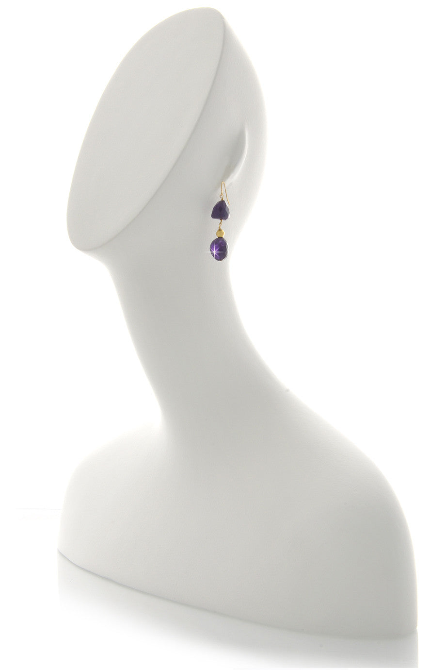 Σκουλαρίκια με Αμέθυστο - By The Stones | Κοσμήματα