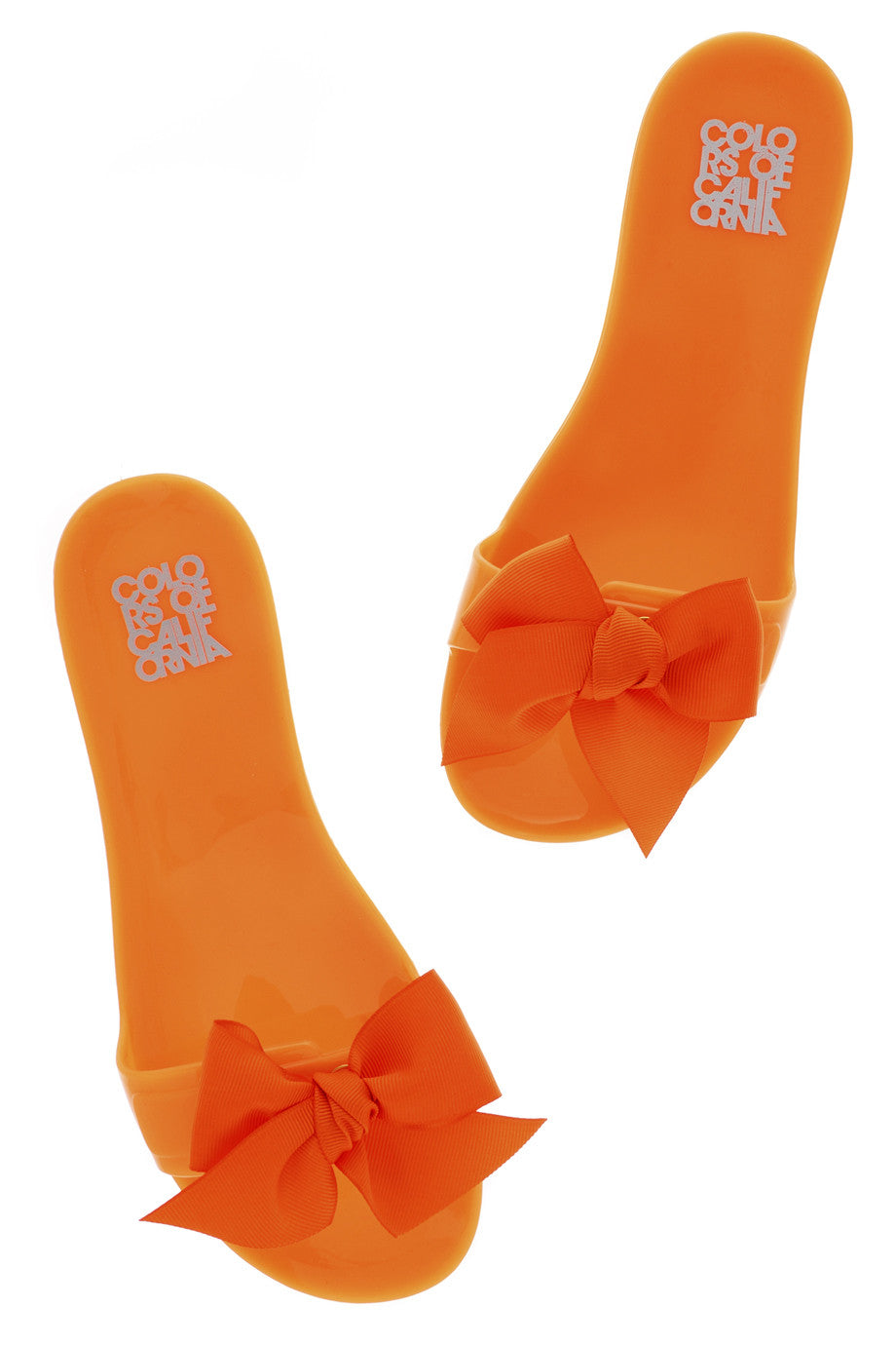 Πορτοκαλί Παντόφλες - Colors of California | Γυναικεία Παπούτσια