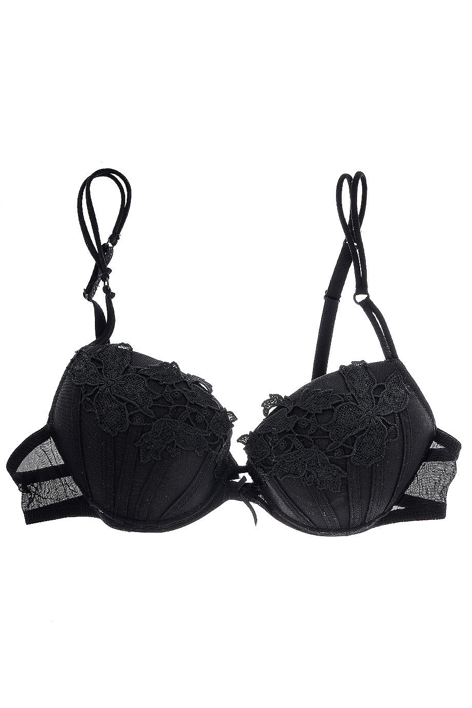Mαύρο Σουτιέν με Δαντέλα - Cotton Club | Γυναικεία Εσώρουχα