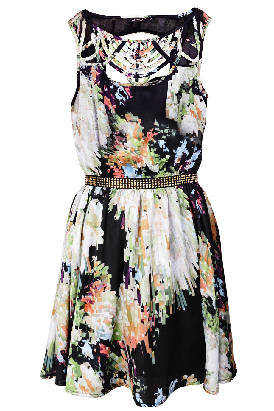 Πολύχρωμο Βραδινό Φόρεμα | Φορέματα - C Block