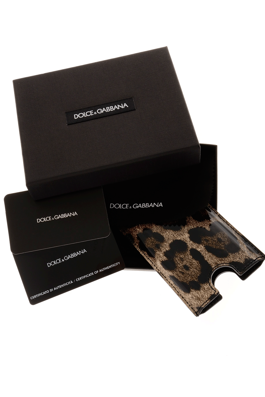 DOLCE & GABBANA - LEOPARD Μπεζ Καφέ Θήκη Κινητού iPhone®