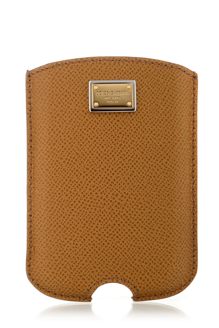 DOLCE & GABBANA - CAMMELLO Καμηλό Δερμάτινη Θήκη Κινητού Smartphone Blackberry