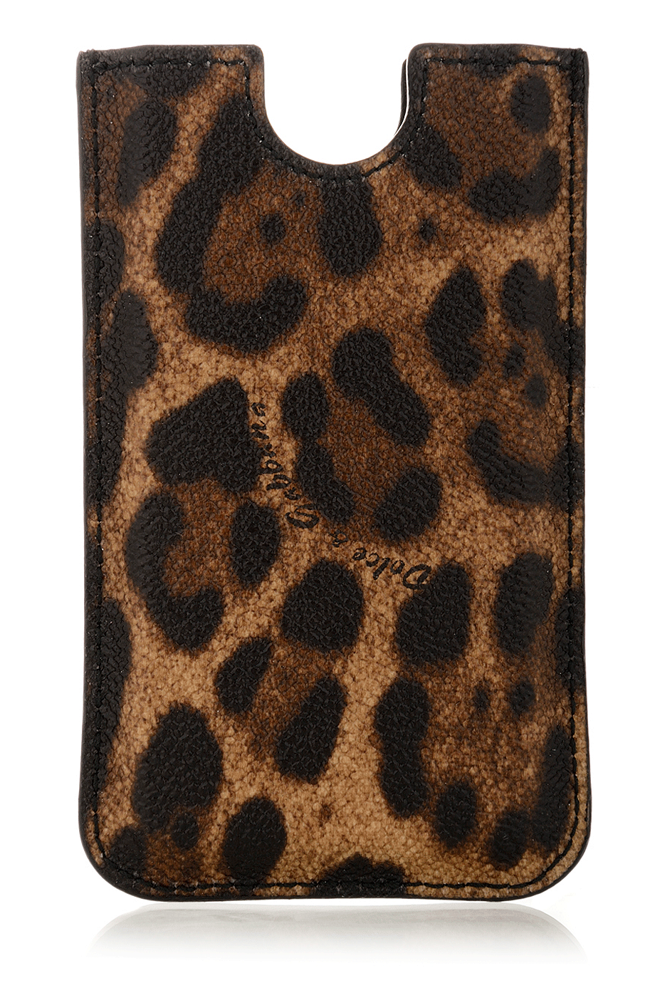 DOLCE & GABBANA - LEOPARD Μπεζ Καφέ Ματ Θήκη Κινητού iPhone®