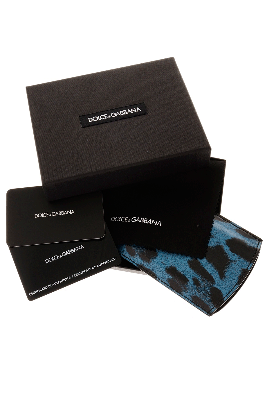 DOLCE & GABBANA - LEOPARD Μπλε Λουστρίνι Λεοπάρ Θήκη Κινητού Blackberry Samsung