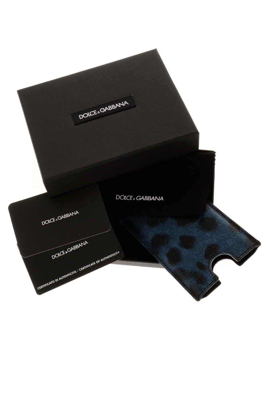 DOLCE & GABBANA LEOPARD Μπλε Θήκη Κινητού iPhone