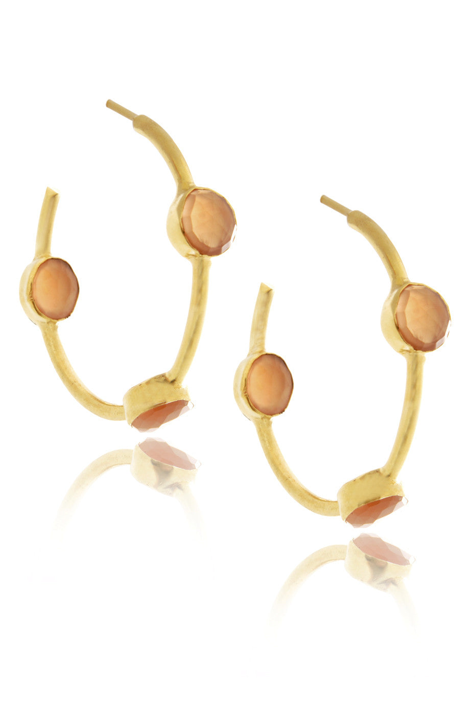 Χρυσοί Κρίκοι Σκουλαρίκια - Elyssa Bass | Κοσμήματα