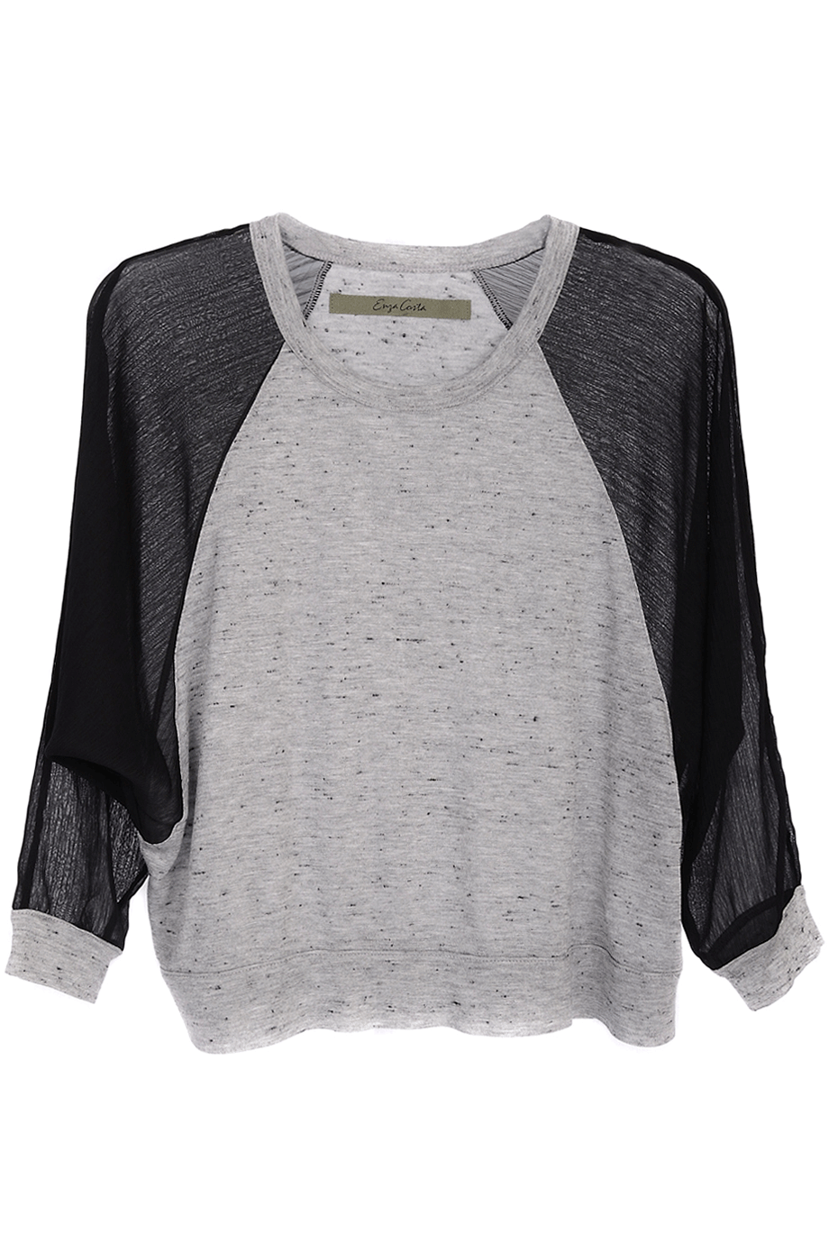 Γκρι Τοπ Λαιμόκοψη | Γυναικεία Ρούχα