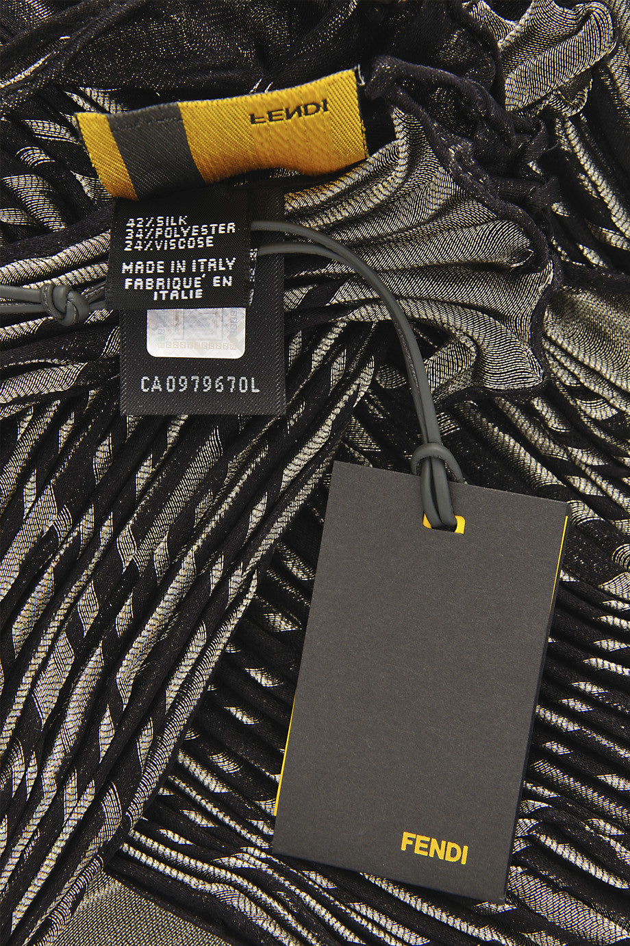 Écharpe en soie tricotée LAME