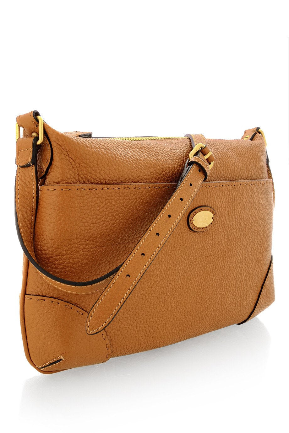 Selleria Καφέ Τσάντα Ώμου Fendi | Γυναικείες Τσάντες Χιαστί