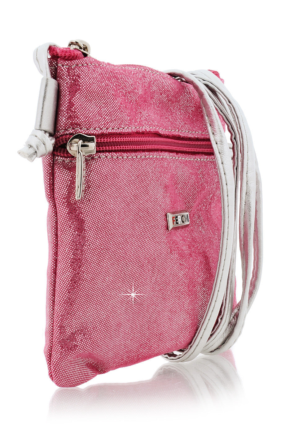 MINI MADELINE Metallic Fuchsia Purse