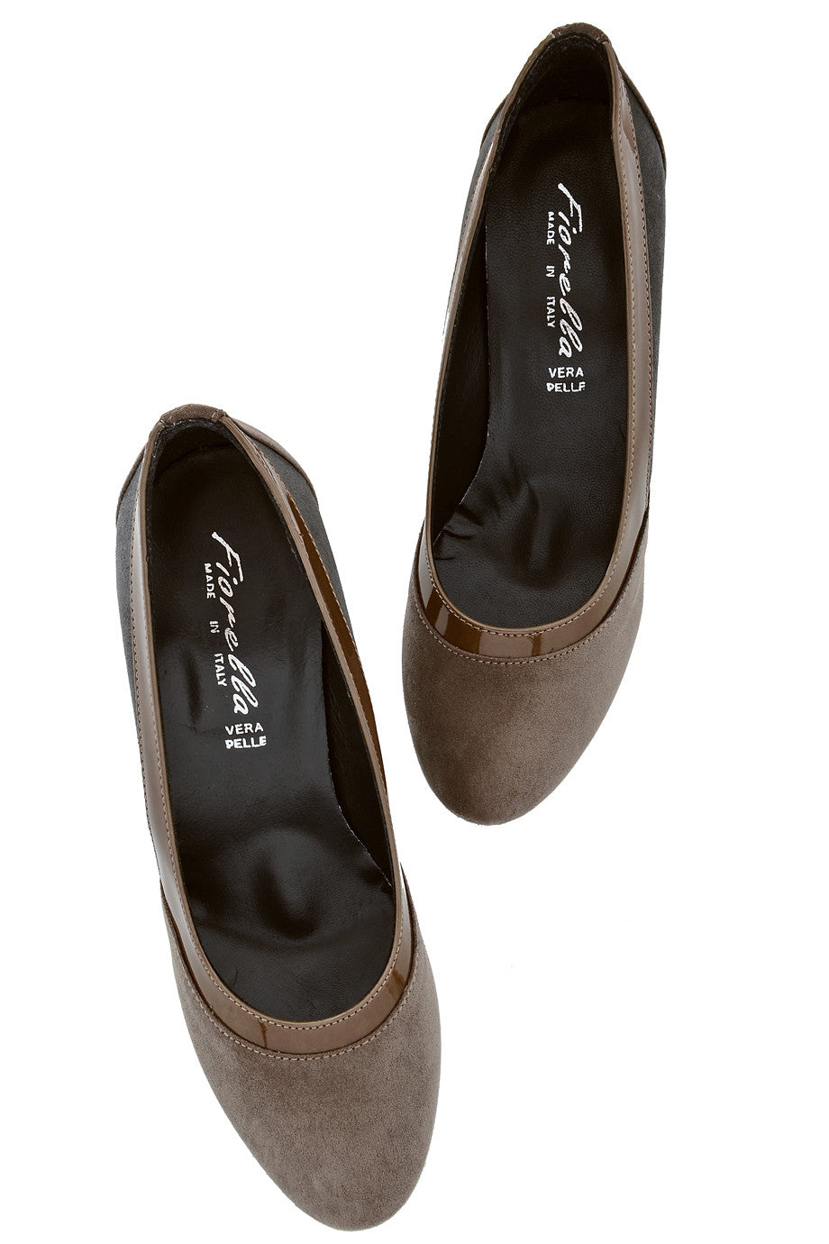 Γκρι Καφέ Καστόρινες Γόβες | Γυναικεία Παπούτσια