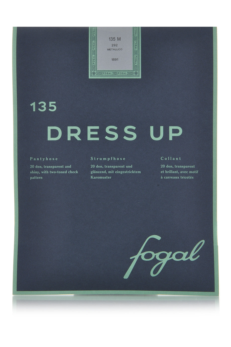 FOGAL 135 DRESS UP Ασημί Μεταλλικό Καλσόν 292 Metallico